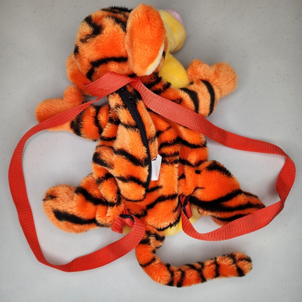 Vintage Tigger Plush Backpack Disney Winnie The Pooh 90s Nostalgia - Picture 4 of 6